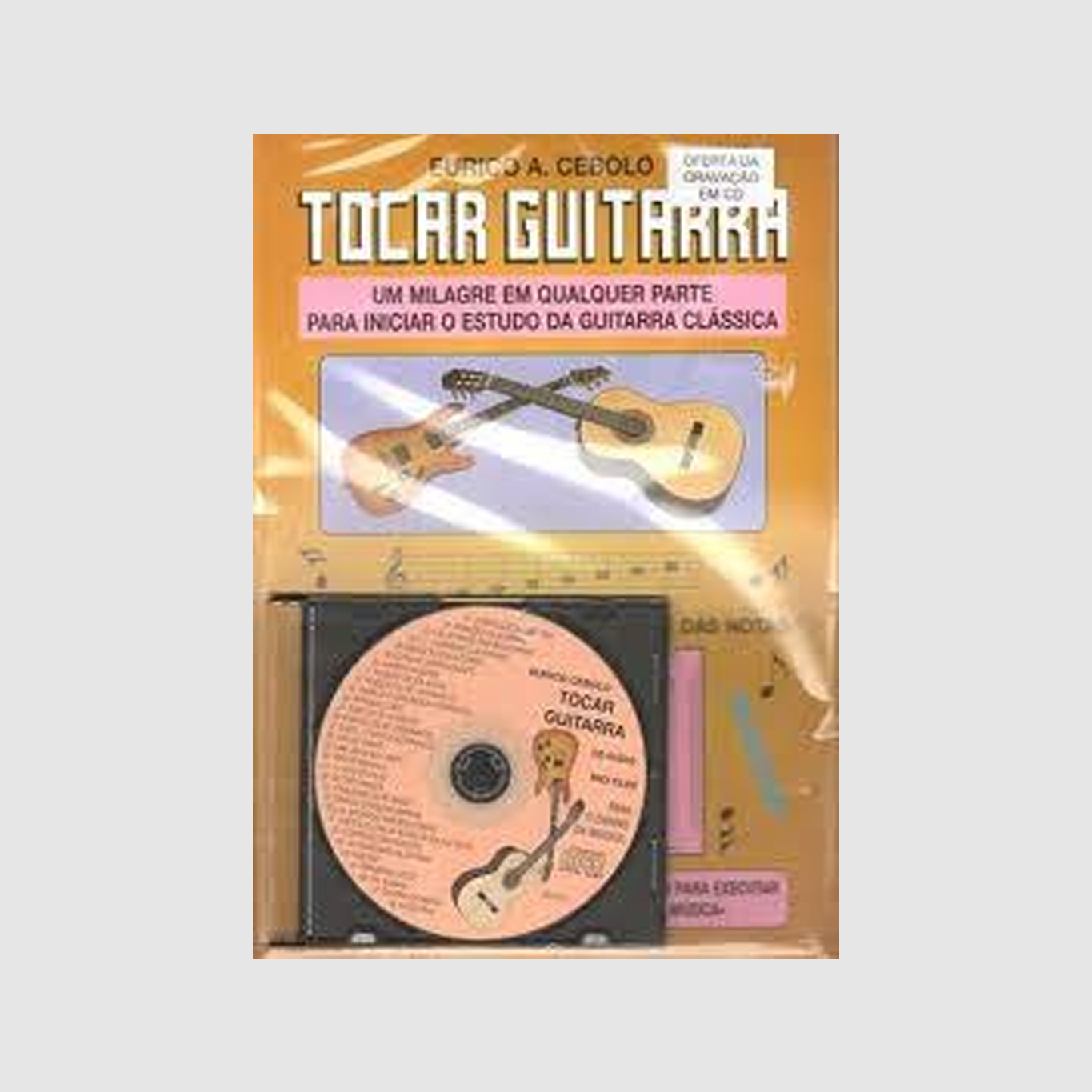 Livro Método Mágico Tocar Guitarra C/CD